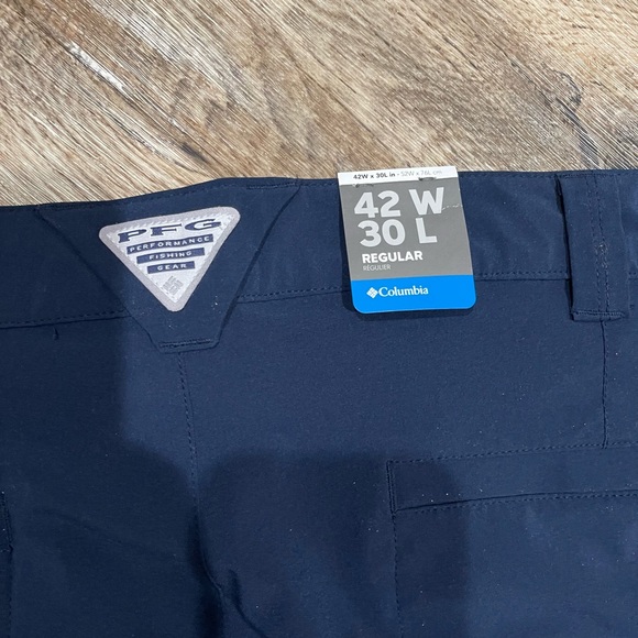 NEW Columbia PFG Navy Convertible Pants XXL Men’s UPF 50 Sun Protection - Picture 4 of 10